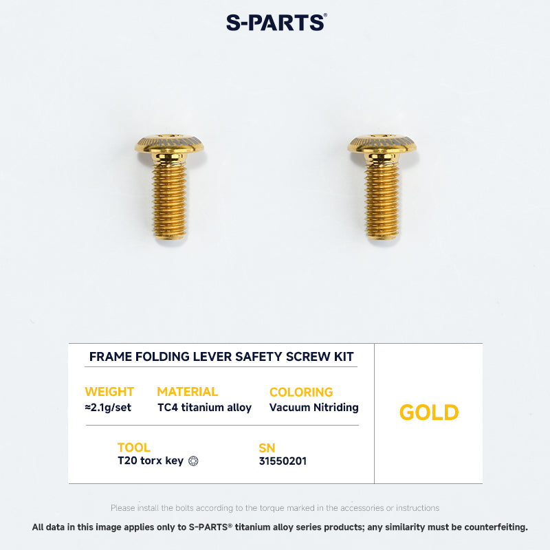 Frame Screw Kit For DAHON P10