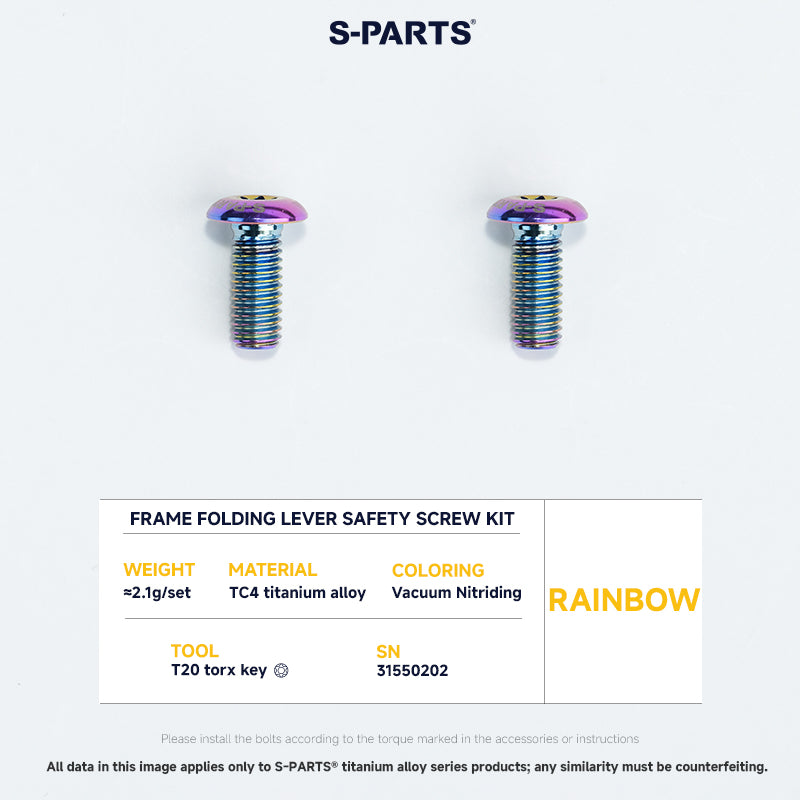 Frame Screw Kit For DAHON P10