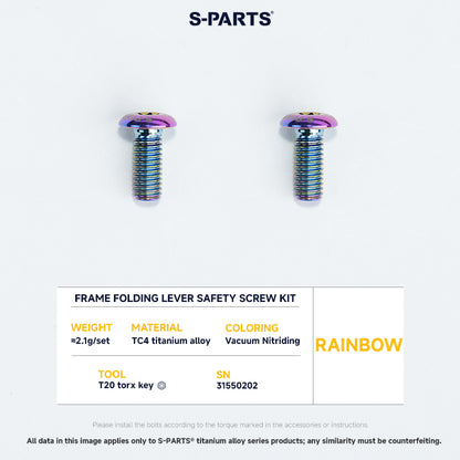 Frame Screw Kit For DAHON P10
