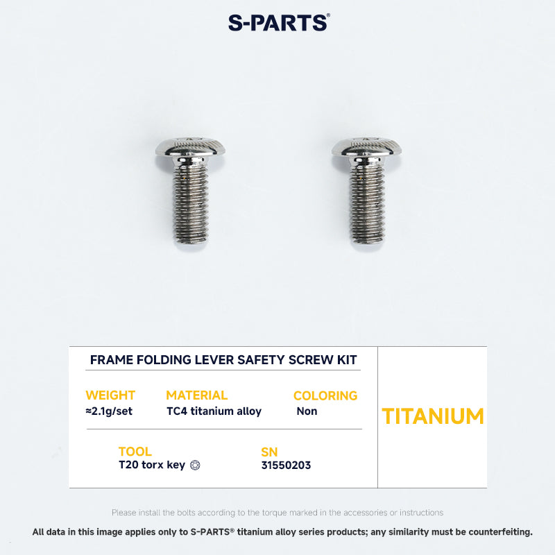 Frame Screw Kit For DAHON P10