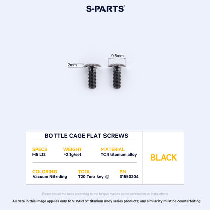 Bottle Cage Screws