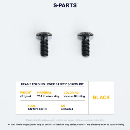 Frame Screw Kit For DAHON P10