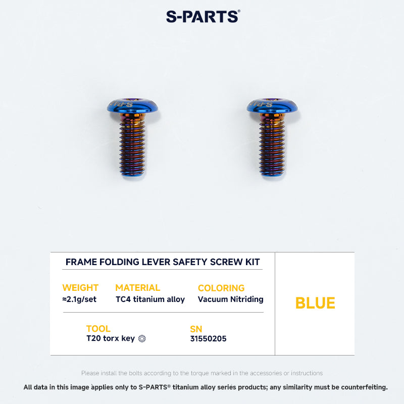 Frame Screw Kit For DAHON P10