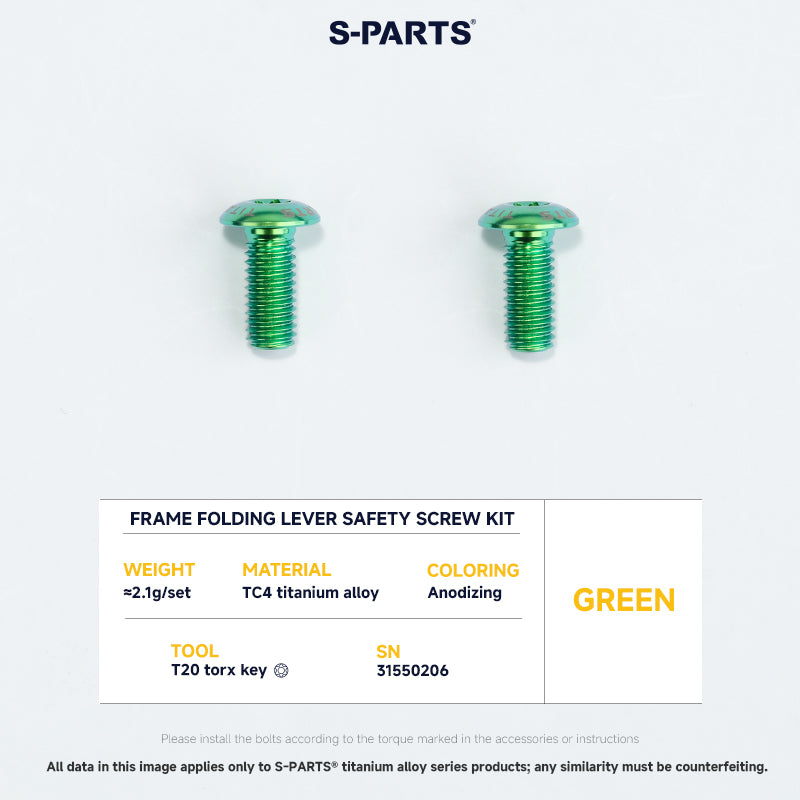 Frame Screw Kit For DAHON P10