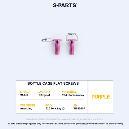 Bottle Cage Screws