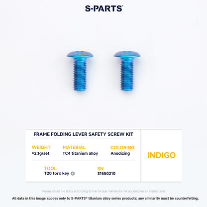 Frame Screw Kit For DAHON P10