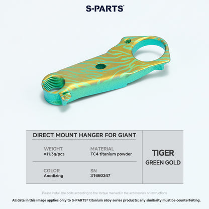 3DAM Direct Mount Hanger For GIANT