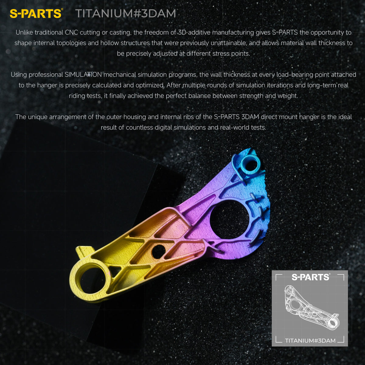 3DAM Direct Mount Hanger For SPECIALIZED