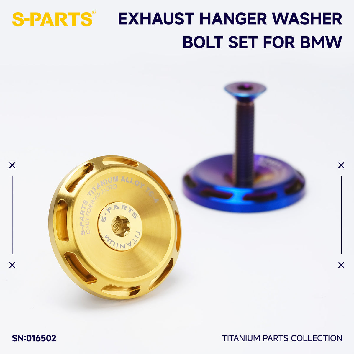 Exhaust Hanger Washer Bolt Set For BMW