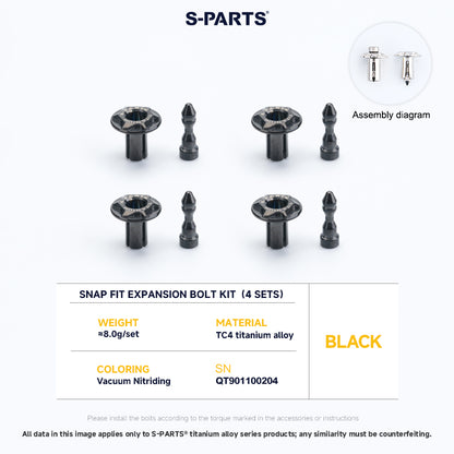 Snap Fit Expansion Bolt Kit For YAMAHA XMAX300