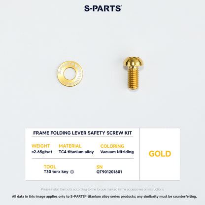 Frame Screw Kit For DAHON P10