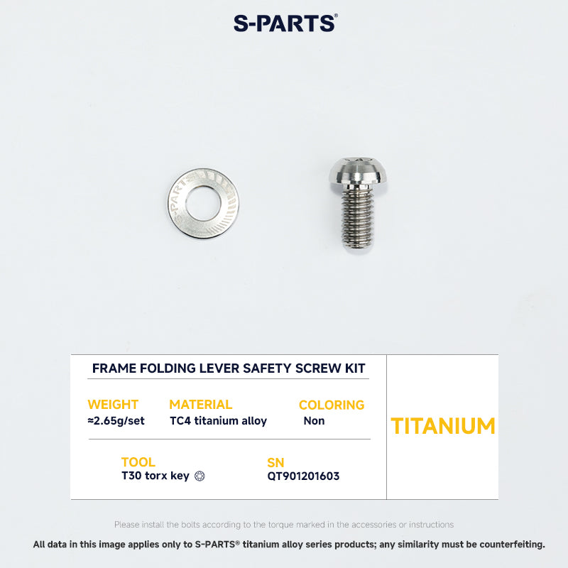 Frame Screw Kit For DAHON P10