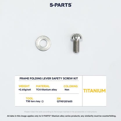 Frame Screw Kit For DAHON P10