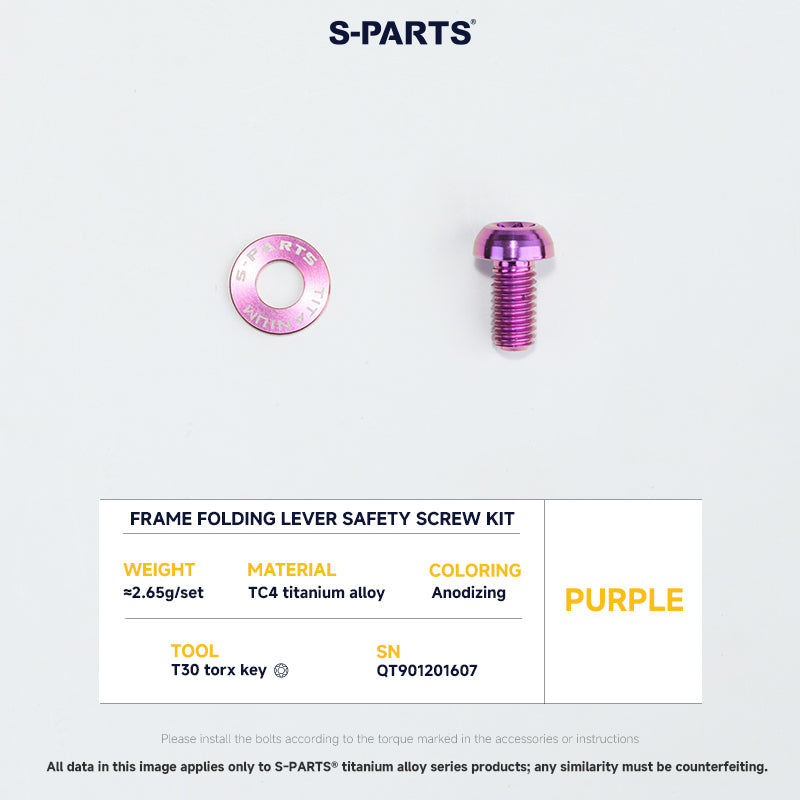 Frame Screw Kit For DAHON P10