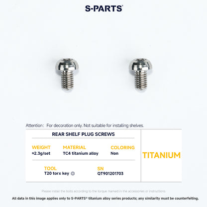 Frame Screw Kit For DAHON P10