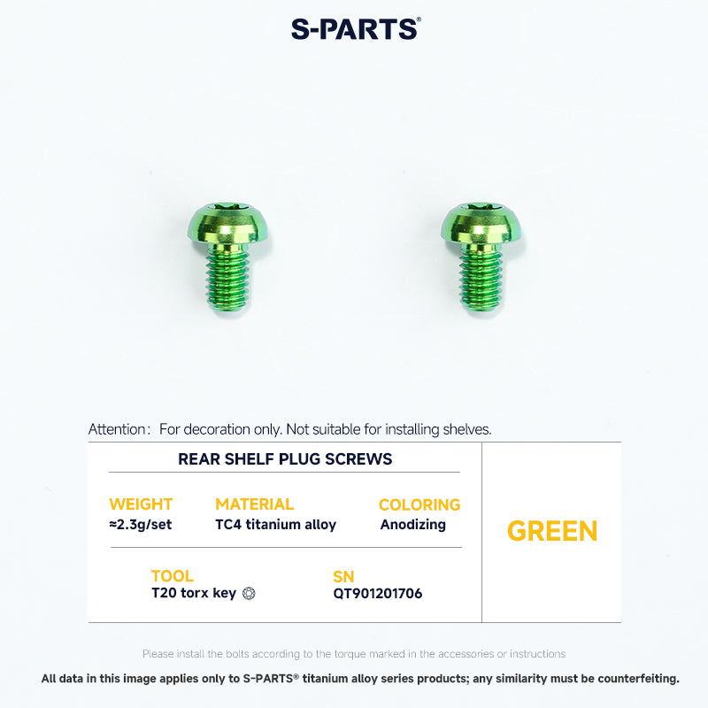 Frame Screw Kit For DAHON P10