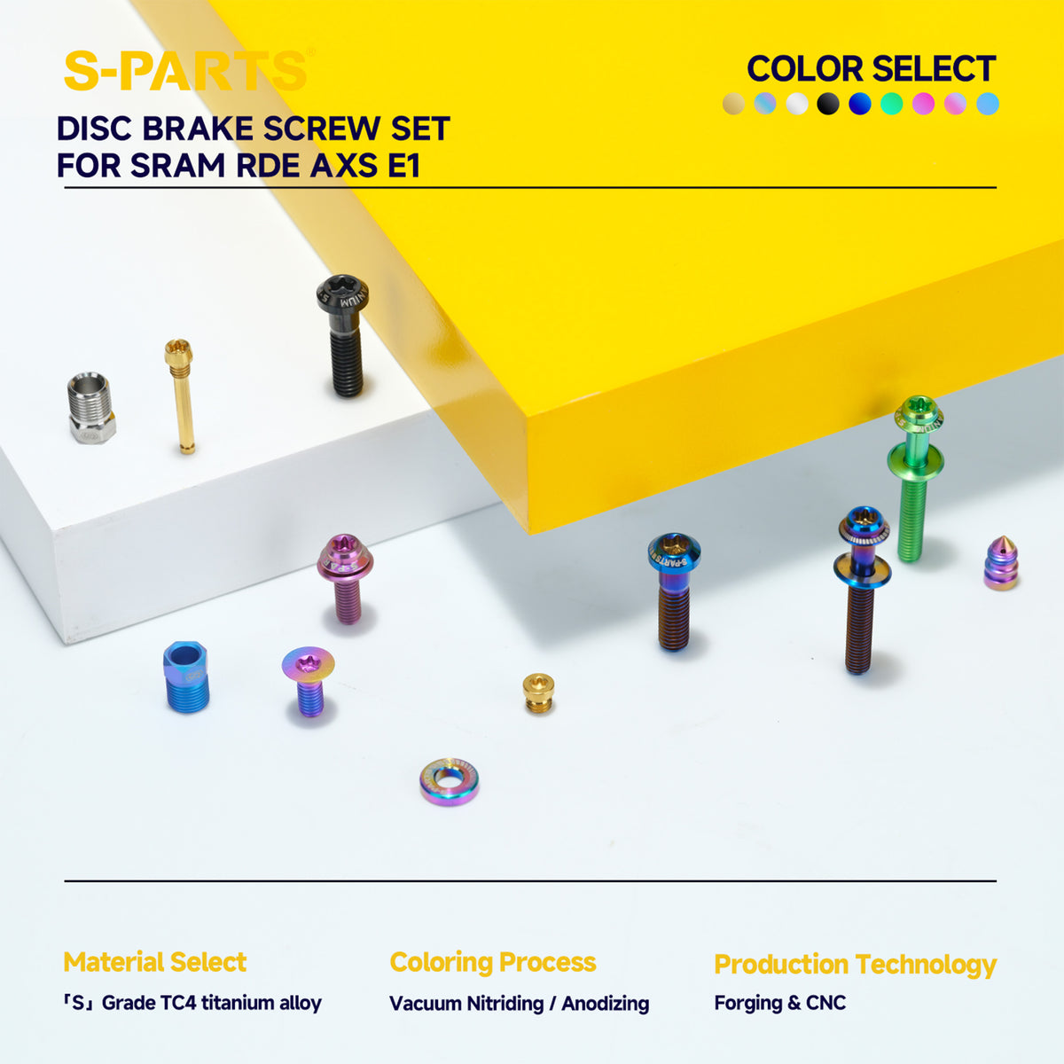 Disc Brake Screw Set For SRAM RDE AXS E1