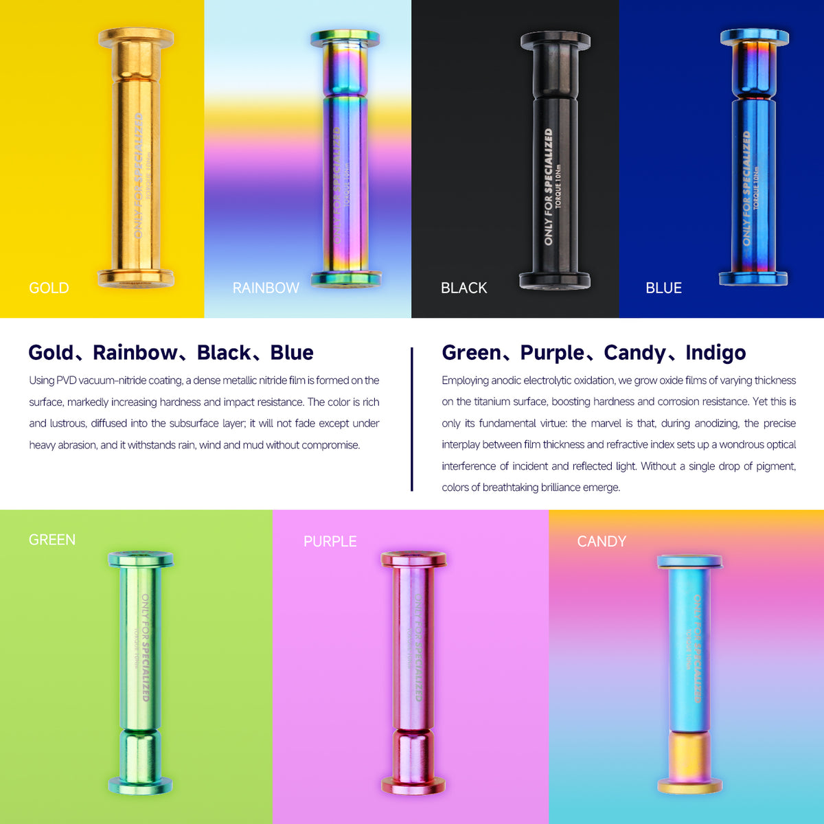 Saddle Fixing Screw Kit For SPECIALIZED
