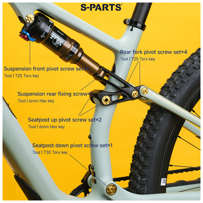 Frame Suspension System Screw Kit For SPECIALIZED EPIC8 S-PARTS×FENG