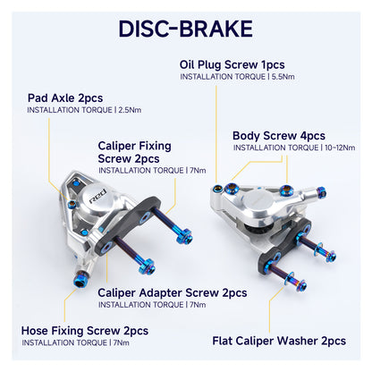 Disc Brake Screw Set For SRAM RDE AXS E1